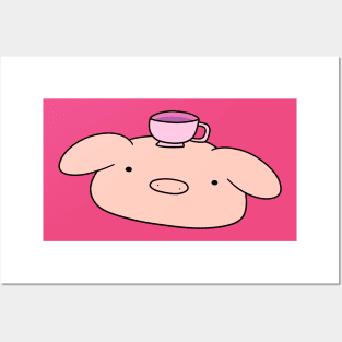 Teacup Pig Face Posters and Art